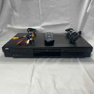 JVC XV-S30BK DVD CD Player Black with Remote Cables DTS Dolby Digital